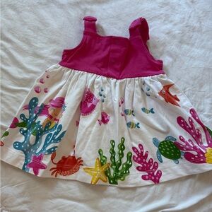 Mayoral Pink and White Baby Dress